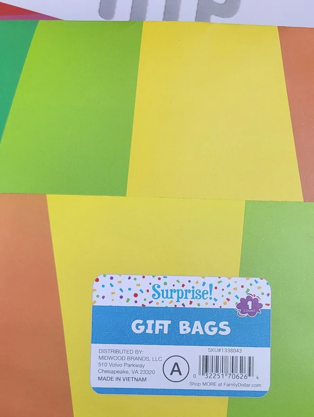 Bundle Of 11 Assorted Birthday Gift Bags